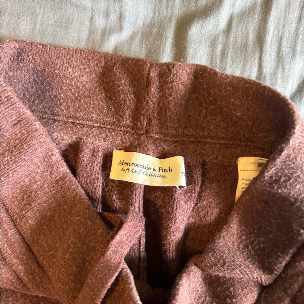 Abercrombie & Fitch Maroon Lounge Pants
